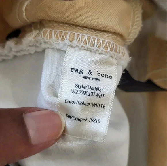 Rag & Bone High-Rise Slim Straight Leg Jeans(24) - Picture 11 of 14